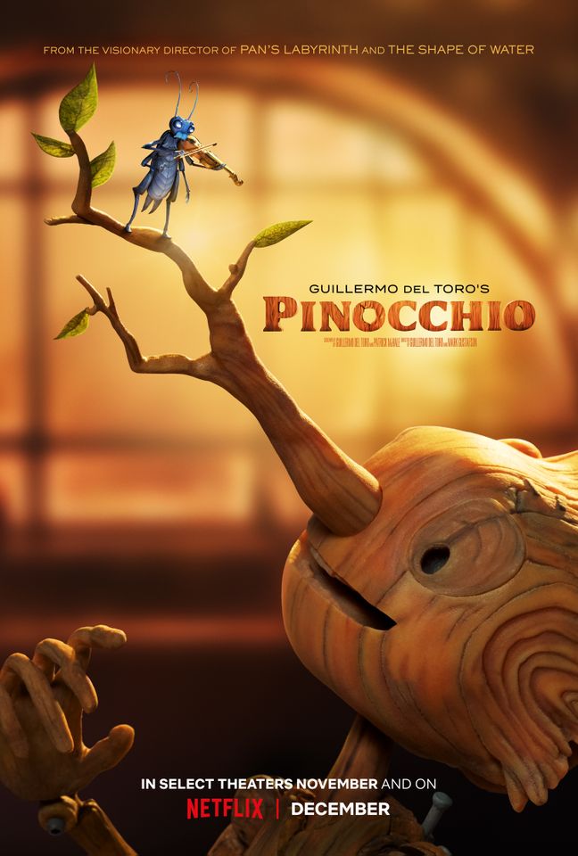 Guillermo del Toro's Pinocchio (2022) พิน็อกคิโอ หุ่นน้อยผจญภัย โดยกีเยร์โม เดล โตโร - ดูหนังออนไลน